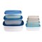 Core Kitchen 14pc Rectangular Food Storage Bowl Set - Blue Ombre 48026 - alternate 2